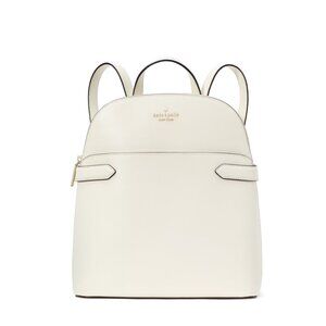 New Kate Spade Staci Saffiano Leather Dome Backpack Meringue